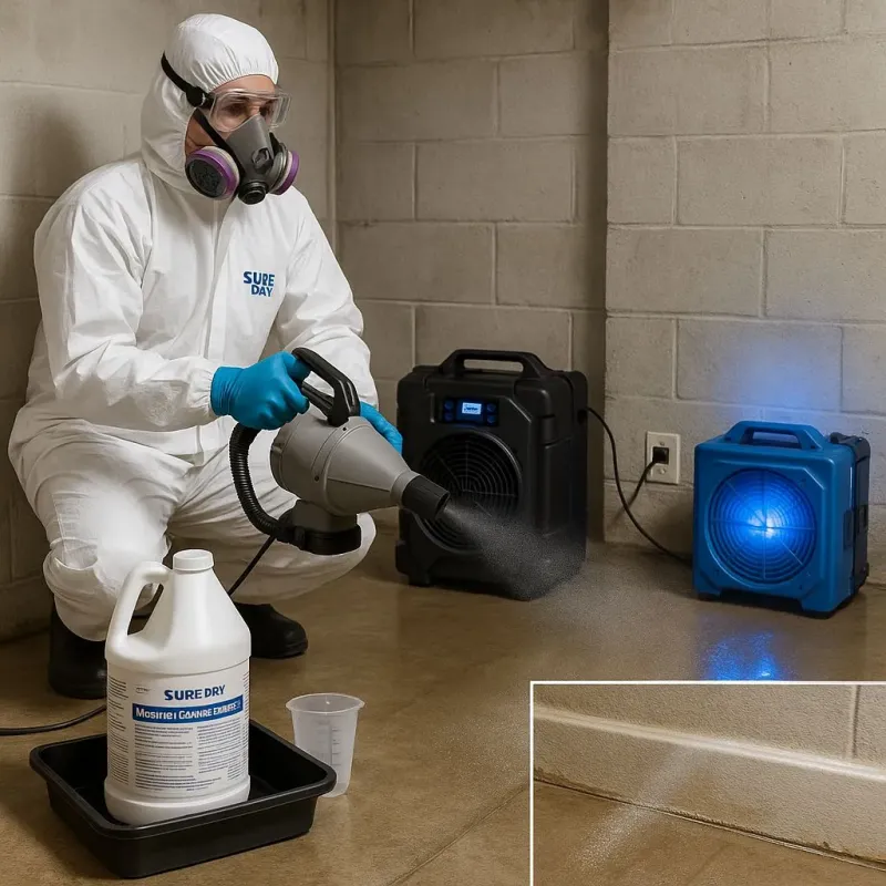 Sanitization and Odor Removal process in South Euclid, OH