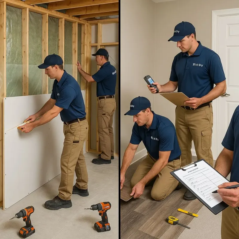 Repairs and Reconstruction process in South Euclid, OH
